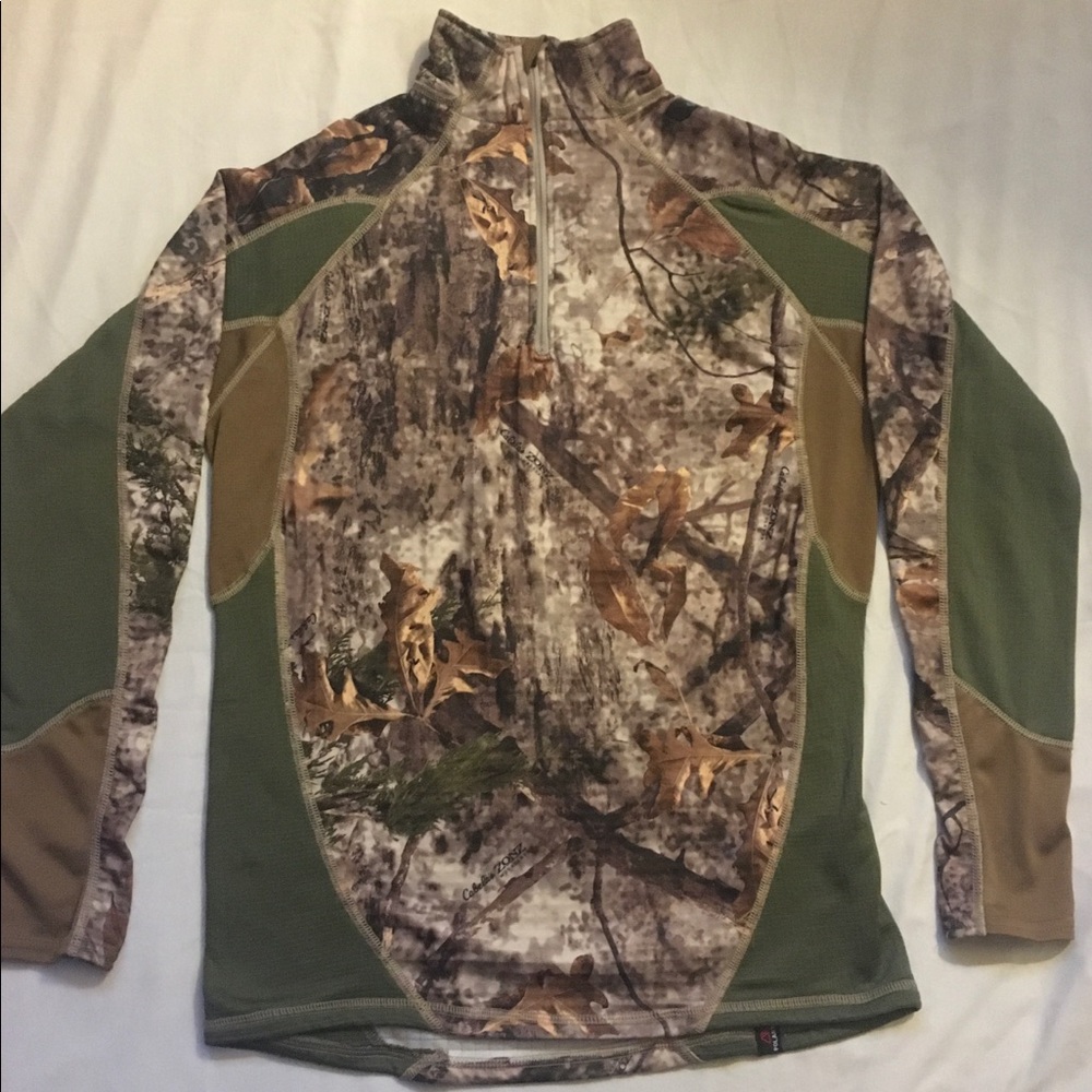 Cabelas Instinct Camouflage Thermal Zone Jacket